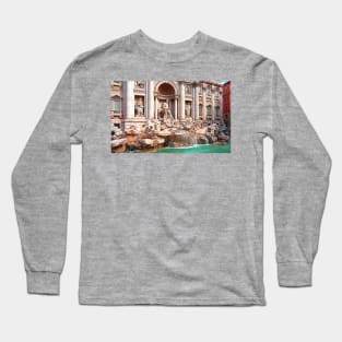 Trevi Fountain III Long Sleeve T-Shirt